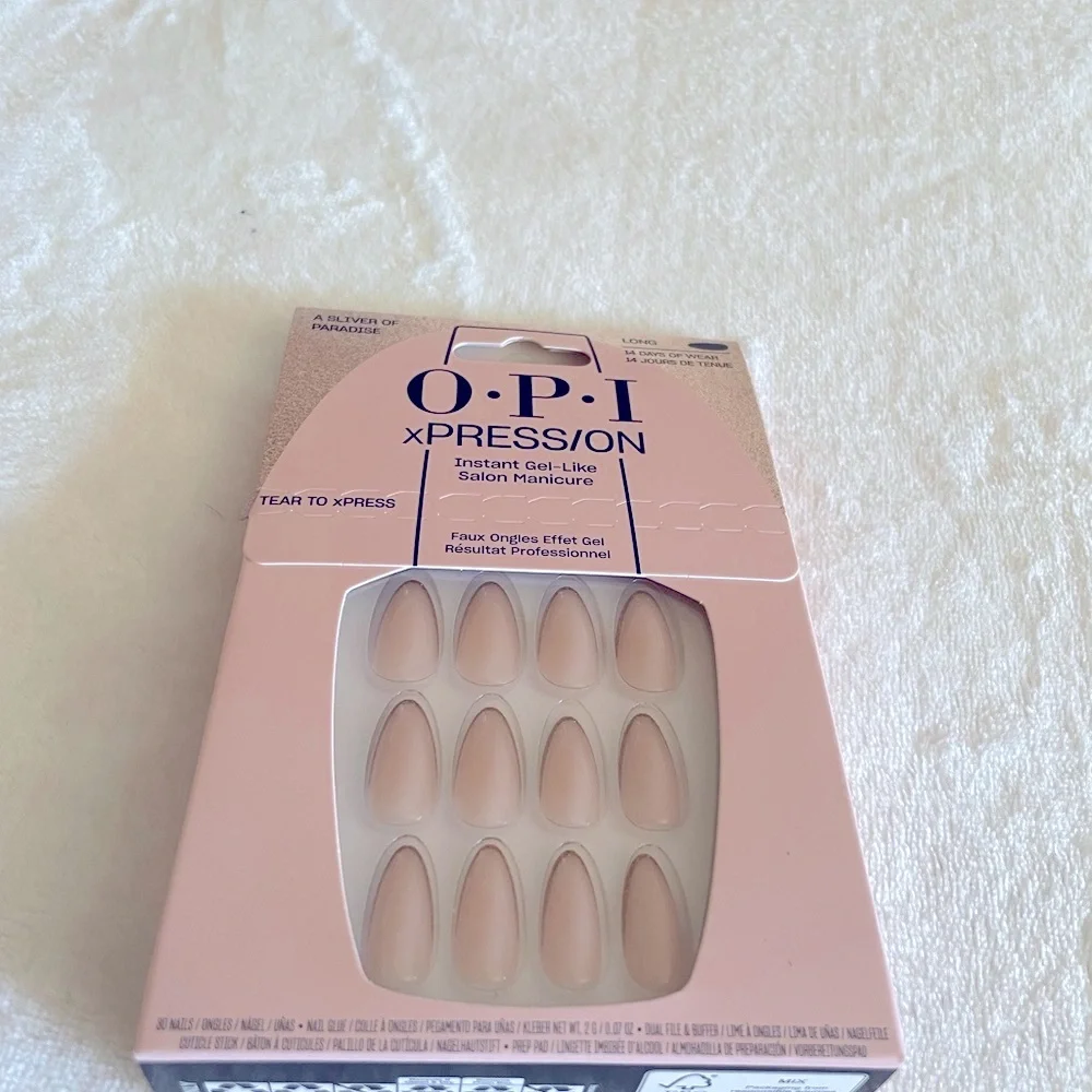 OPI xPRESS/ON-A Sliver Of Paradise-Long